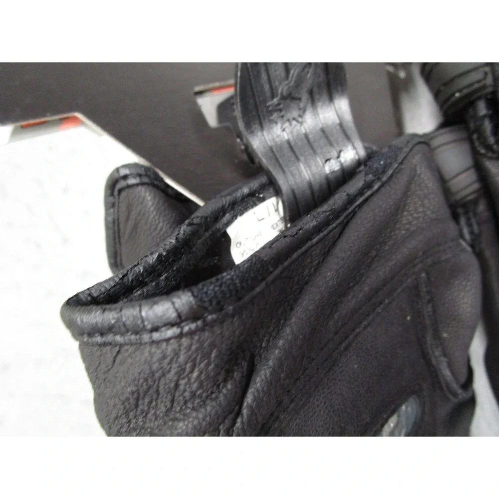 Joe Rocket Trixie Women Leather Motorcycle Gloves Black Leopard Bundle READ**